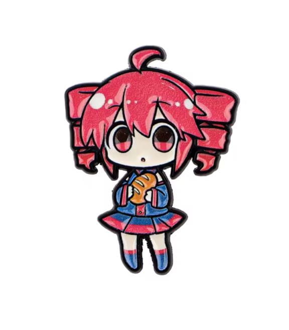 Przypinka emaliowana metalowa PIN Kasane Teto Vocaloid Chibi ver. 5