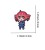 Przypinka emaliowana metalowa PIN Kasane Teto Vocaloid Chibi ver. 6