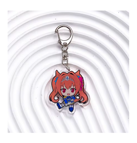Brelok akrylowy Uma Musume Pretty Derby Daiwa Scarlet