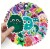 Naklejki winylowe Wlepy Kreskówkowe Potwory Potworki 50szt STICKERBOMB