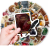 Naklejki winylowe Wlepy Harry Potter Retro 50szt STICKERBOMB