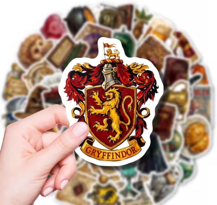 Naklejki winylowe Wlepy Harry Potter Retro 50szt STICKERBOMB