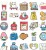 Naklejki winylowe Wlepy Zabawne Śmieszne Kotki 50szt STICKERBOMB