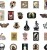 Naklejki winylowe Wlepy Mroczne Retro Gotyckie 50szt STICKERBOMB