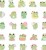 Naklejki winylowe Wlepy Kreskówkowe Żabki 50szt STICKERBOMB