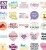 Naklejki winylowe Wlepy Przyjaźń Przyjaciele Friendship 50 szt STICKERBOMB
