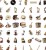 Naklejki winylowe Wlepy Muzyczne Muzyka Instrumenty 50 szt STICKERBOMB