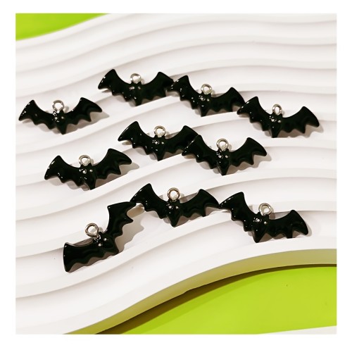 Zawieszka emaliowana Charms Nietoperze Halloween 4 sztuki