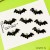 Zawieszka emaliowana Charms Nietoperze Halloween 4 sztuki