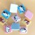 Zawieszka żywiczna Charms Śpiące kotki Kawaii 5 sztuk
