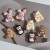 Zawieszka żywiczna Charms Kotek z dzwoneczkiem Kawaii 2 sztuki