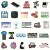 Naklejki winylowe Wlepy Komputerowe memy Programowanie 50 sztuk STICKERBOMB