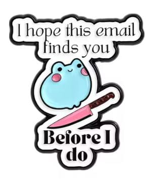 Przypinka emaliowana metalowa PIN Mail "Kindly Reminder"