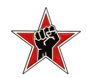 Przypinka emaliowana metalowa PIN Czerwona Gwiazda
