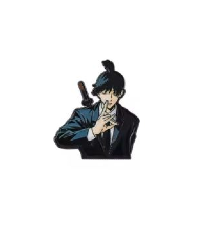 Przypinka emaliowana metalowa PIN Aki Hayakawa "Kon" Chainsaw Man Anime