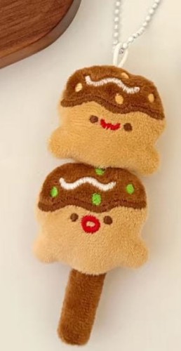 Brelok pluszowy takoyako kawaii