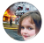 Magnes okrągły na lodówkę Disaster Girl Memy Śmieszne obrazki 58mm