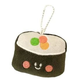 Brelok pluszowy sushi z wodorostów kawaii