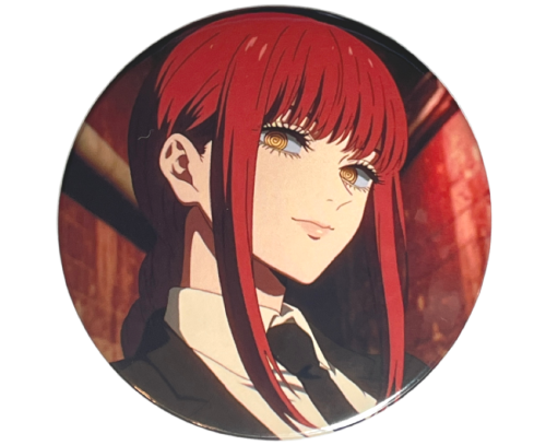Magnes okrągły na lodówkę Makima ver. 2 Chainsaw Man 58mm