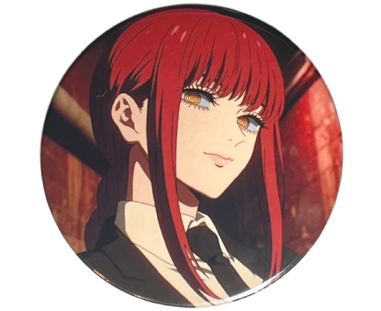 Magnes okrągły na lodówkę Makima ver. 2 Chainsaw Man 58mm