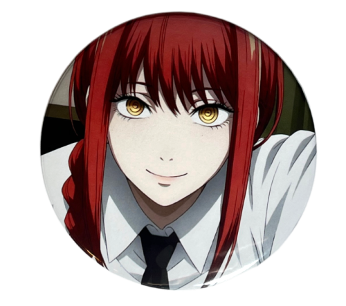 Magnes okrągły na lodówkę Makima ver. 1 Chainsaw Man 58mm