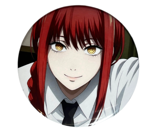 Przypinka button badzik badge Makima ver. 1 Chainsaw Man 58mm