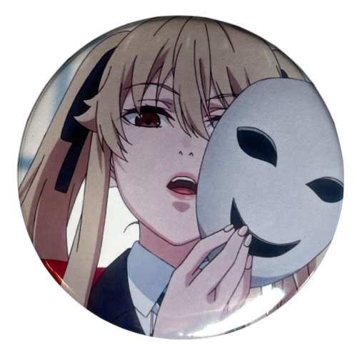 Przypinka button badzik badge Mary Saotome ver. 1 Kakegurui 58mm