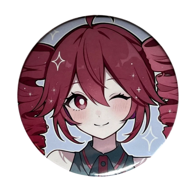 Magnes okrągły na lodówkę Kasane Teto Vocaloid ver. 5 58mm