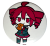 Magnes okrągły na lodówkę Kasane Teto Vocaloid ver. 4 58mm