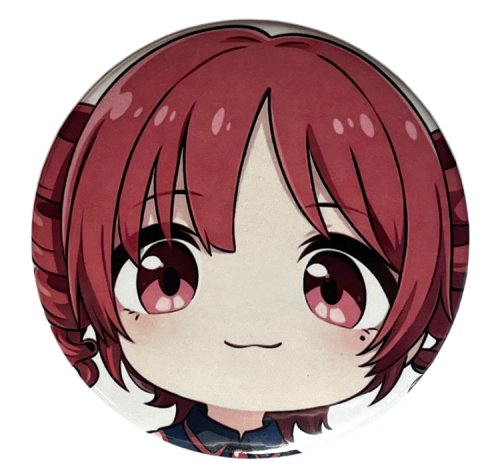 Magnes okrągły na lodówkę Kasane Teto Vocaloid ver. 3 58mm