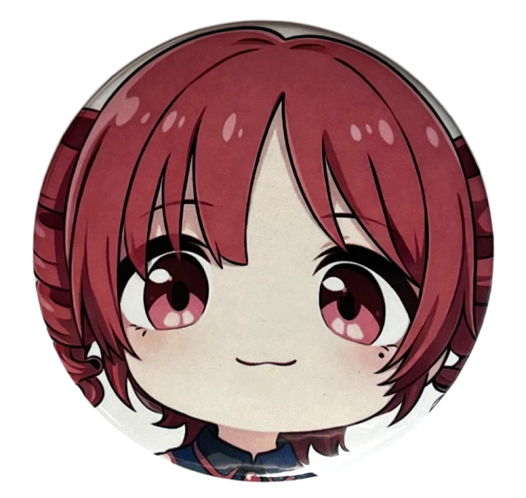 Magnes okrągły na lodówkę Kasane Teto Vocaloid ver. 3 58mm
