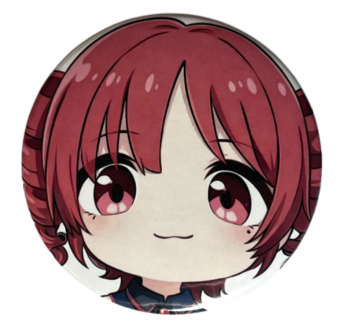 Przypinka button badzik badge Kasane Teto Vocaloid ver. 3 58mm