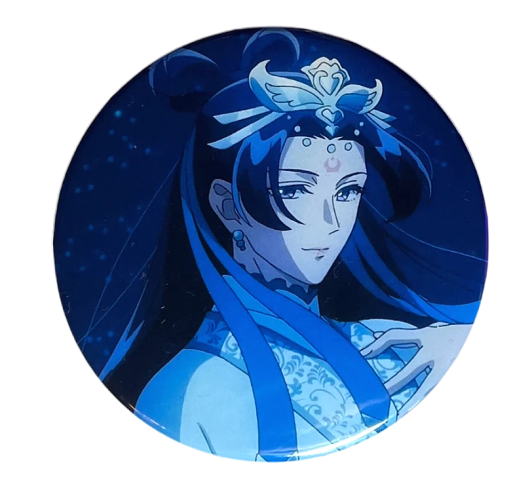 Magnes okrągły na lodówkę Jinshi Moon Fairy Zapiski Zielarki 58mm