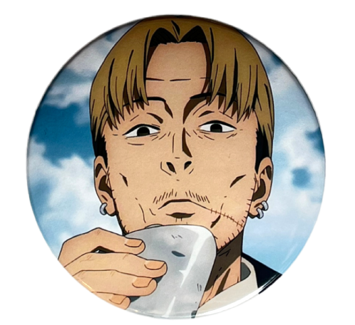 Przypinka button badzik badge Kishibe ver. 2 Chainsaw Man 58mm