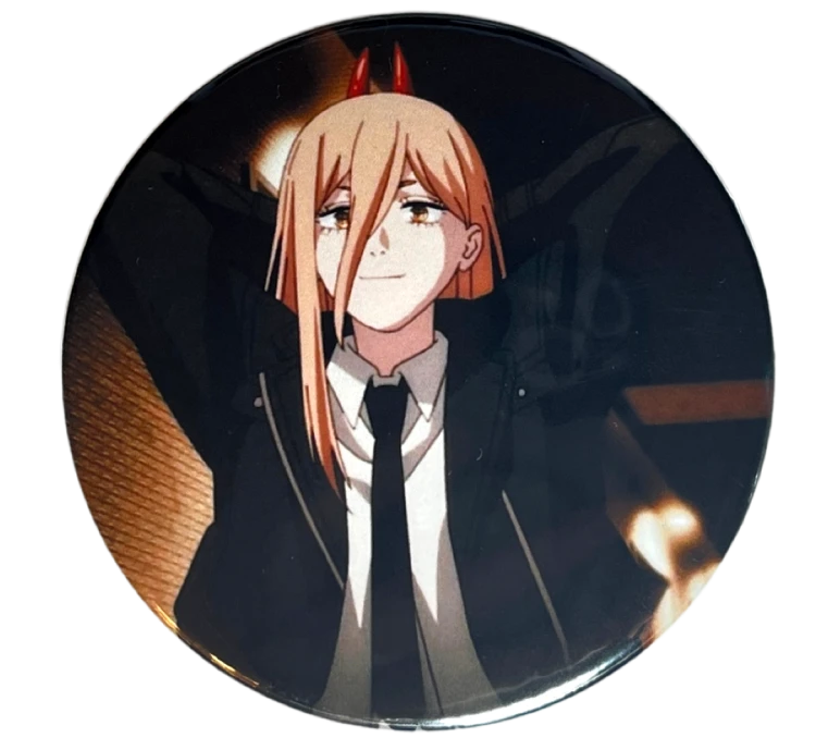 Przypinka button badzik badge Power ver. 4 Chainsaw Man 58mm