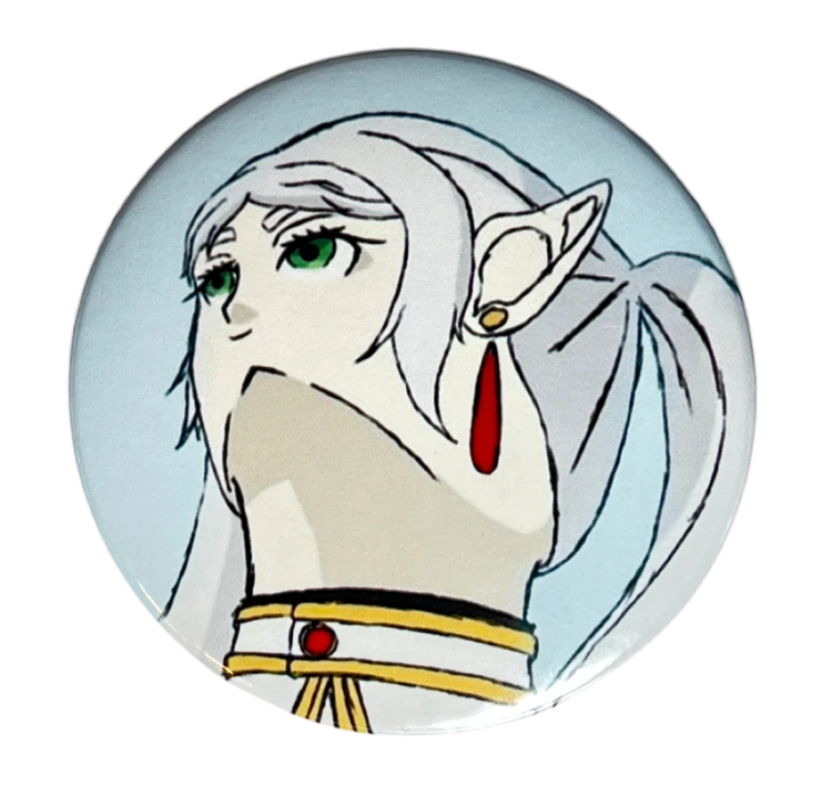 Przypinka button badzik badge Frieren "Masterpiece" Sousou no Frieren 58mm