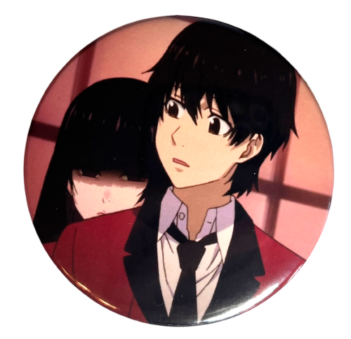 Magnes okrągły na lodówkę Ryota i Yumeko Kakegurui 58mm