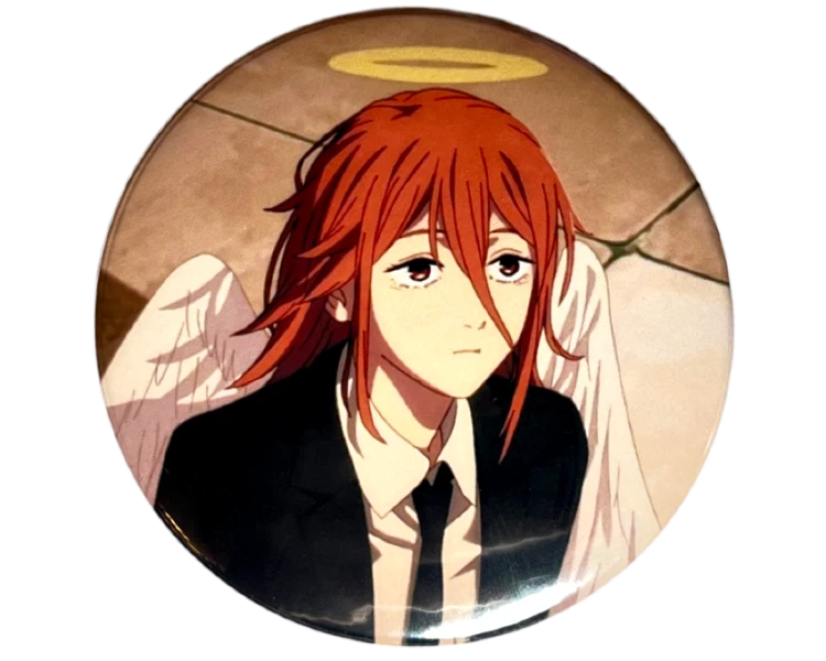 Magnes okrągły na lodówkę Angel Devil Chainsaw Man 58mm