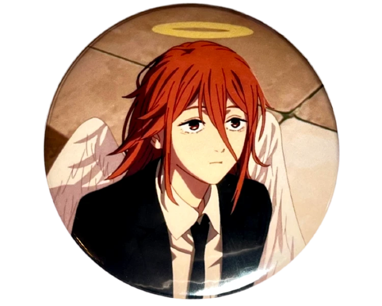Przypinka button badzik badge Angel Devil Chainsaw Man 58mm