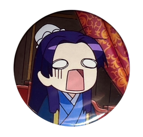 Przypinka button badzik badge Jinshi Chibi Zapiski Zielarki 58mm