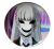 Magnes okrągły na lodówkę Ririka Momobami Kakegurui 58mm