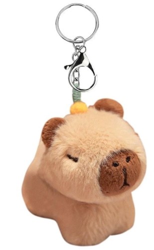 Breloczek pluszowy kapibara kawaii 10cm
