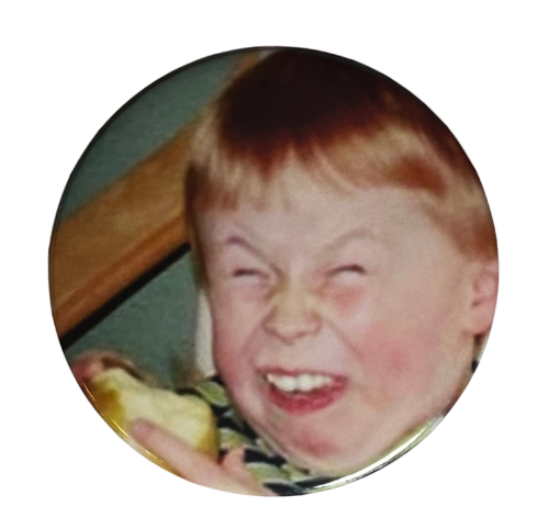 Magnes okrągły na lodówkę Funny ginger Memy Śmieszne obrazki 58mm
