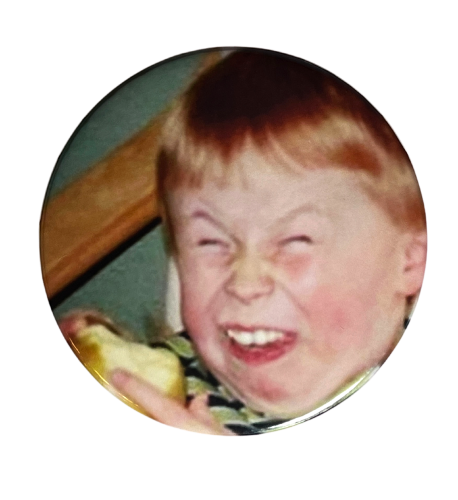 Przypinka button badzik badge Funny ginger Memy Śmieszne obrazki 58mm