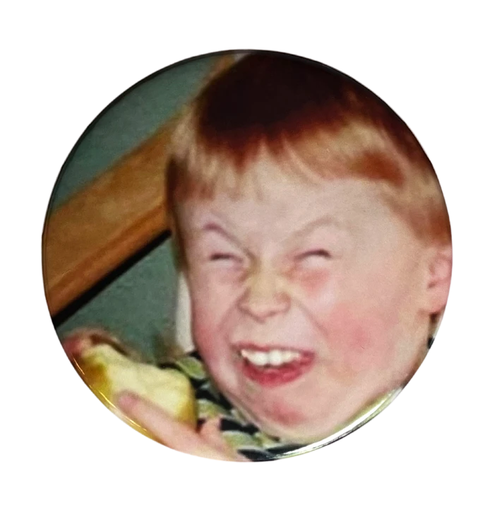 Przypinka button badzik badge Funny ginger Memy Śmieszne obrazki 58mm