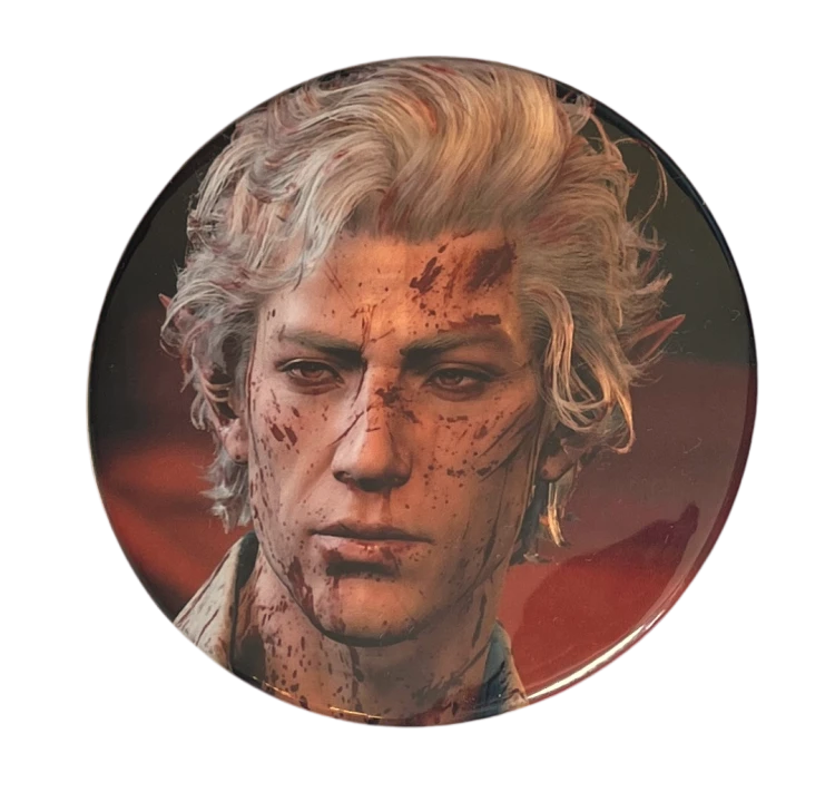 Magnes okrągły na lodówkę Astarion Baldur's Gate 3 ver. 1 58mm