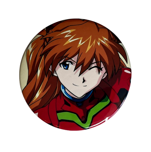 Przypinka button badzik badge Asuka Langley Neon Genesis Evangelion 58mm
