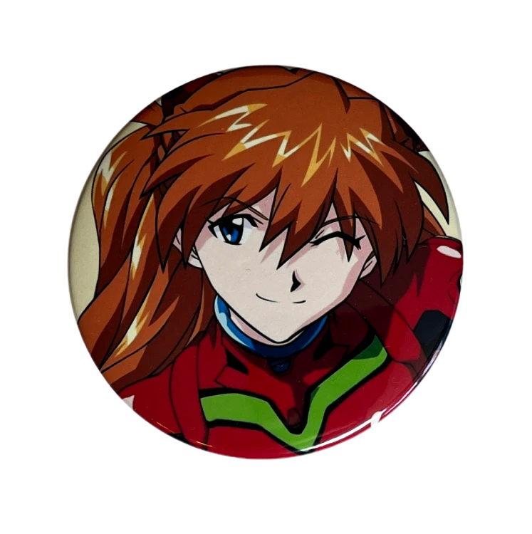 Magnes okrągły na lodówkę Asuka Langley Neon Genesis Evangelion 58mm