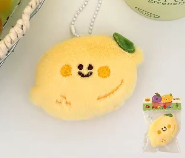 Brelok  pluszowy kawaii cytryna