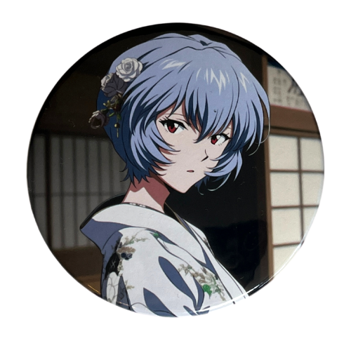 Magnes okrągły na lodówkę Rei Ayanami Neon Genesis Evangelion ver. 2 58mm